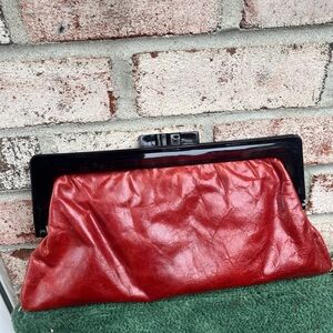 Elegant Vintage Red Clutch Bag
